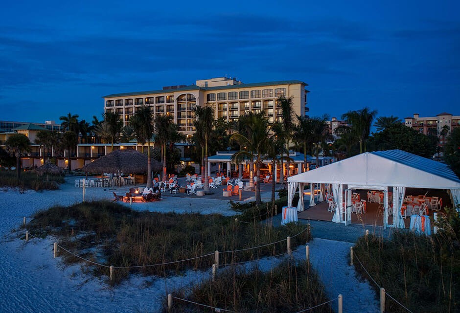 St. Pete Shores Hotel private beach party
