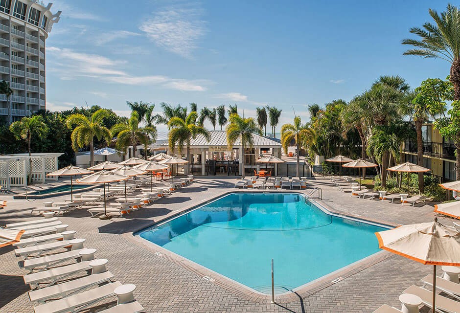 Rum Runners pool at St. Pete Shores Hotel