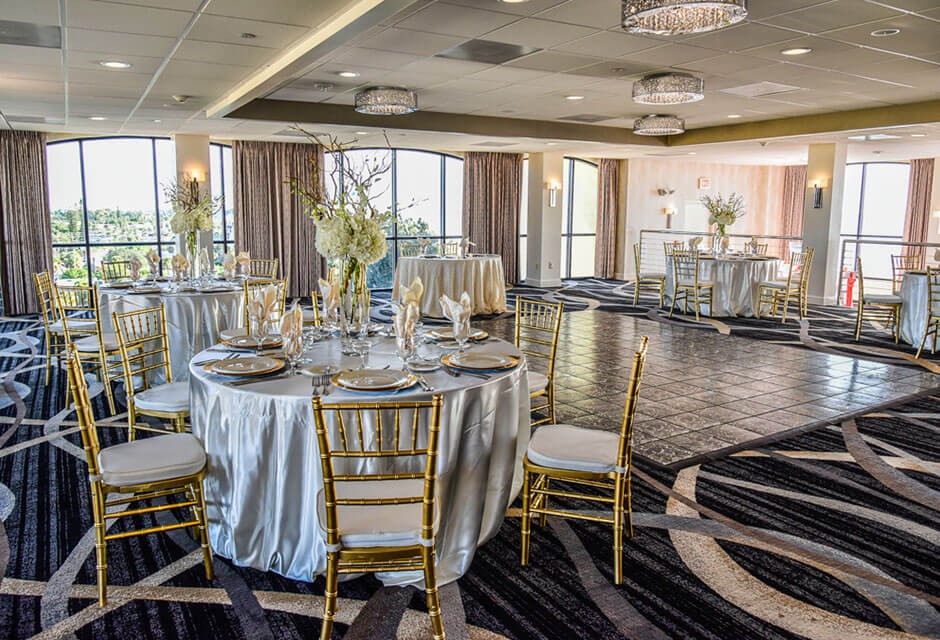 wedding reception at St. Pete Shores Hotel view 2