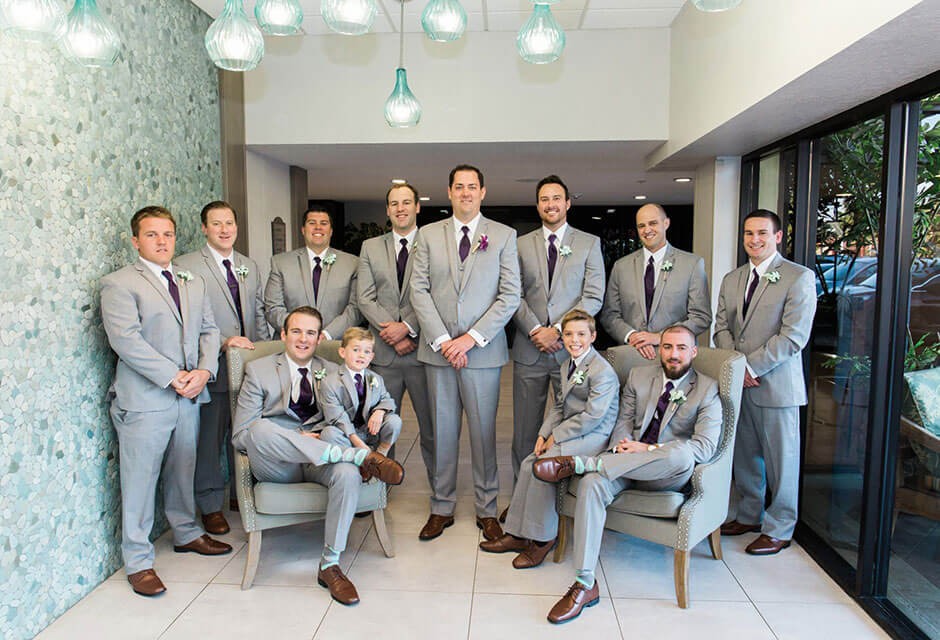 Sirata groom and groomsmen