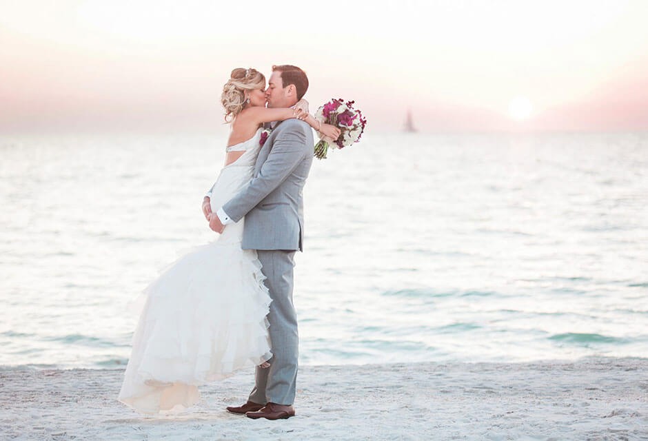 Sirata bride and groom on the beach 4