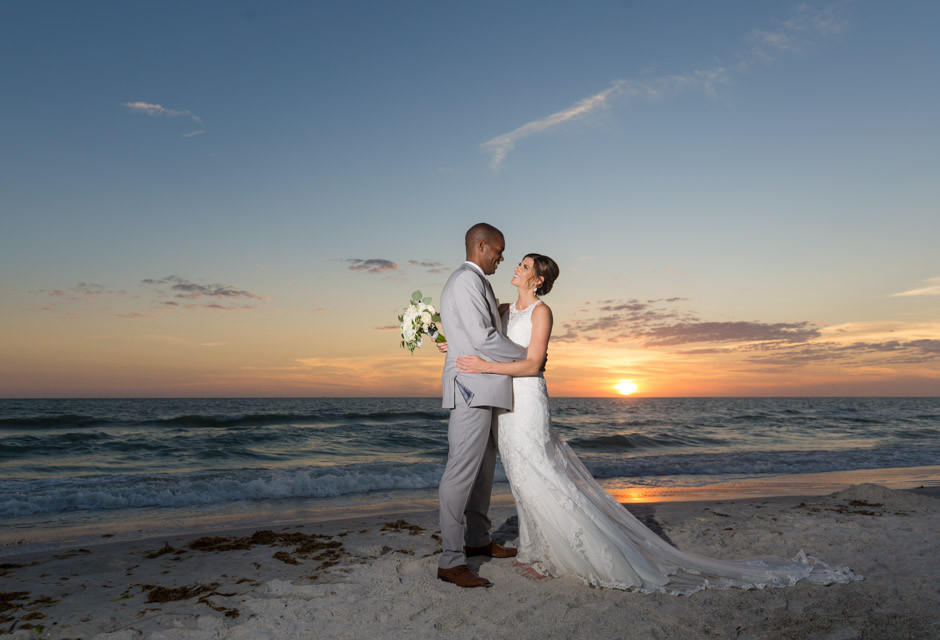 Wedding couple at Sirata Beach Resort in St Pete Beach