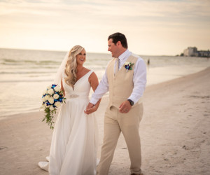 Wedding couple at Sirata Beach Resort in St Pete Beach