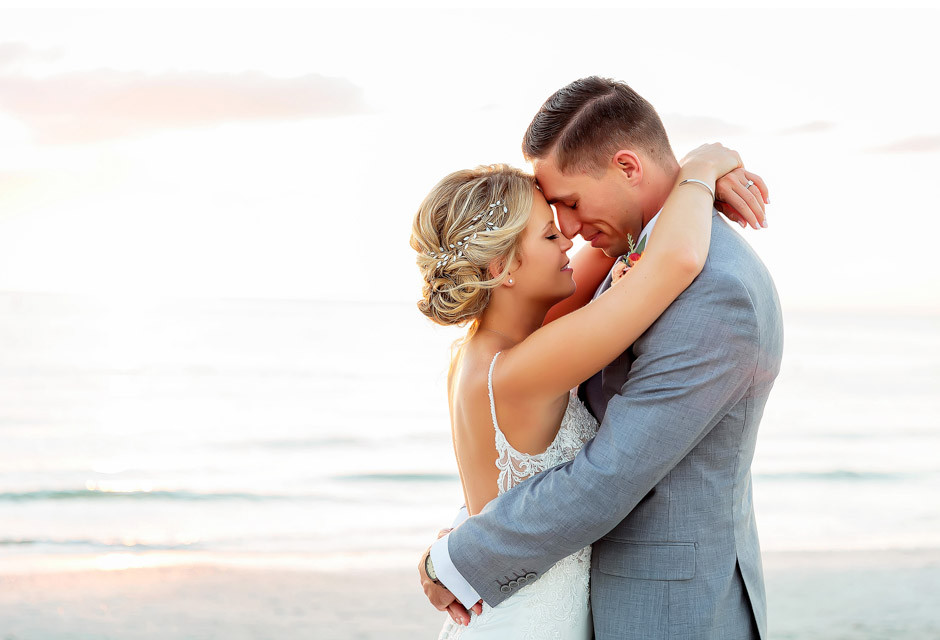 Wedding couple at Sirata Beach Resort in St Pete Beach