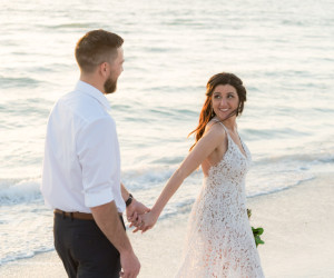 Wedding couple at Sirata Beach Resort in St Pete Beach
