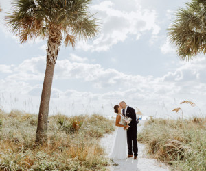 Wedding couple at Sirata Beach Resort in St Pete Beach