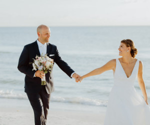 Wedding couple at Sirata Beach Resort in St Pete Beach